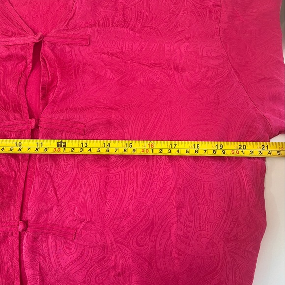 Victoria’s Secret Gold Label Vintage Silk Asian-inspired Paisley Lingerie Pink S - Picture 8 of 8